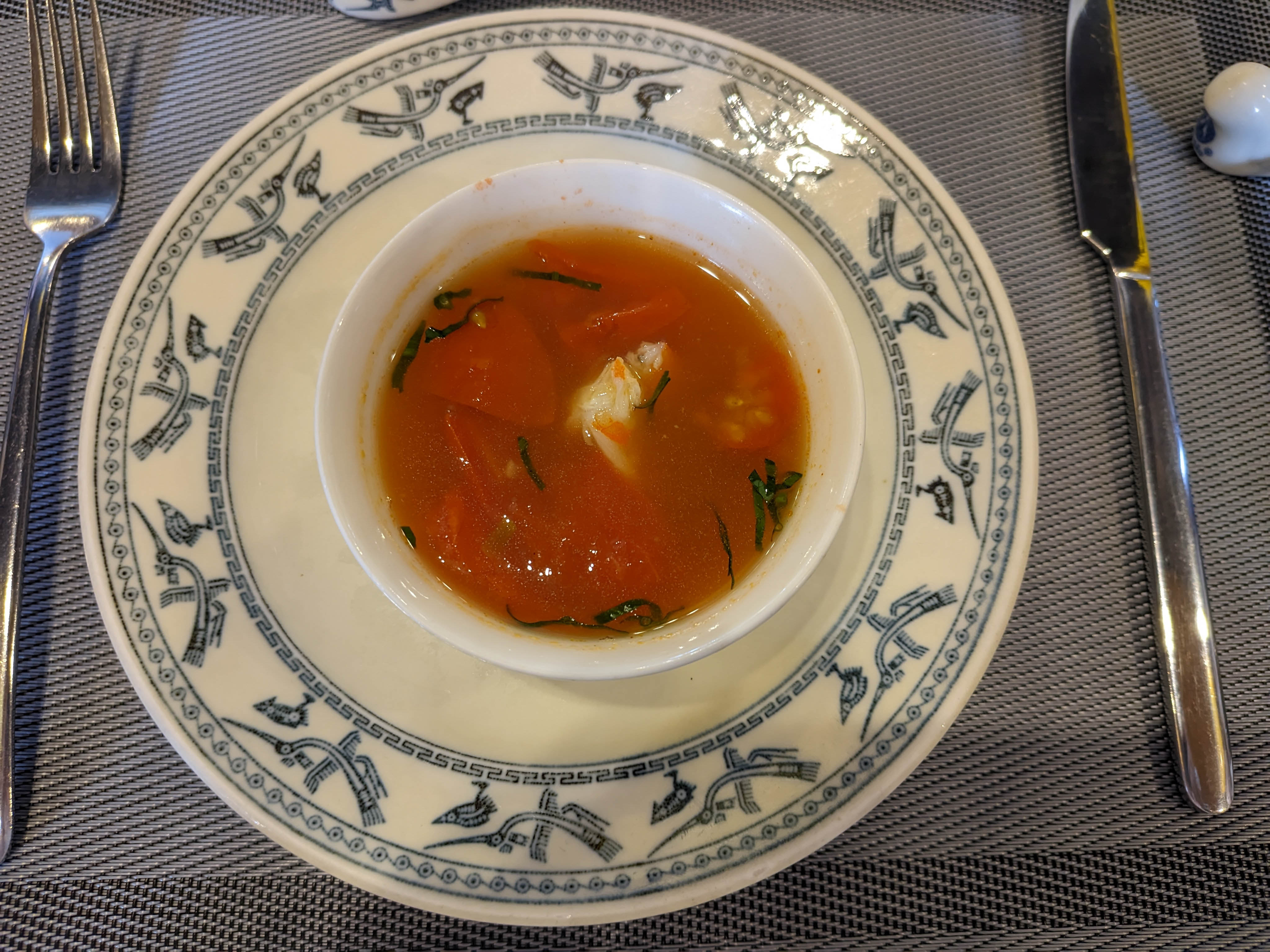 Meeresfrüchte Suppe