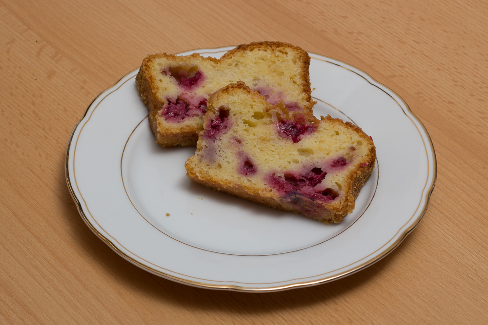 Himbeerkuchen mit Creme Fraiche