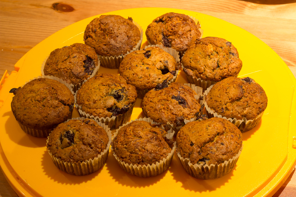 Vegane Brombeermuffins