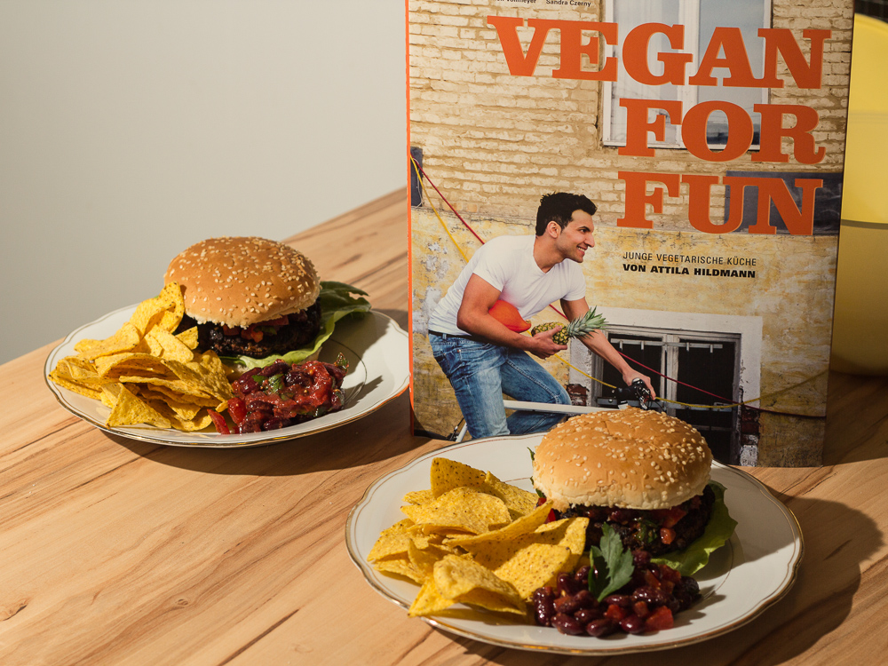 Burger mit Quinoa Bratlingen