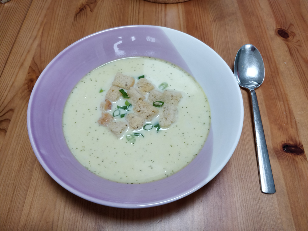 Knoblauchcremesuppe - Christines Homepage